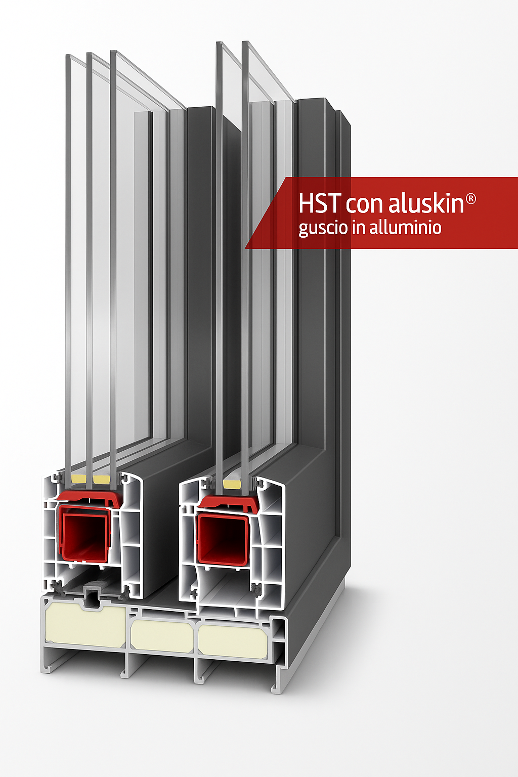 Render alzante scorrevole 85 mm